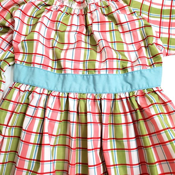 Matilda Jane Girl's Dress Plaid Bell Sleev… - Picture 6 of 9